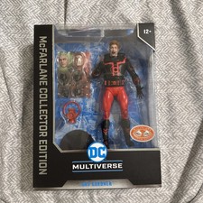 McFarlane DC Red Lantern Guy Gardner Platinum Collector's Edition -New