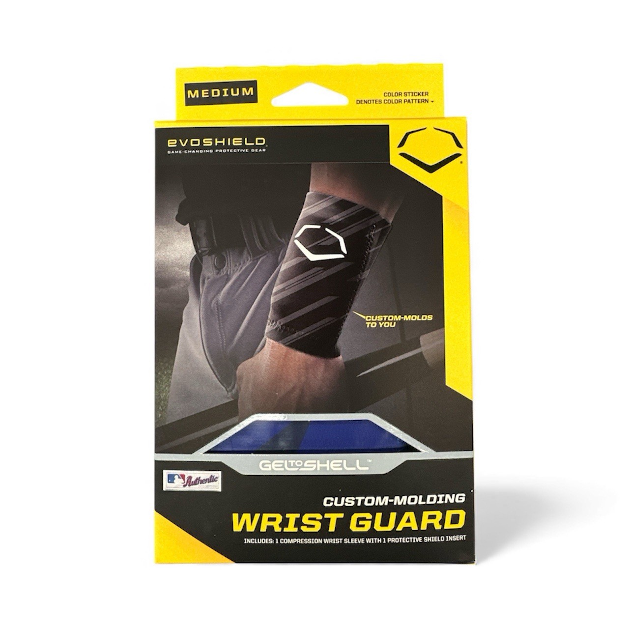 EVOSHIELD MOLDED WRIST GUARD ROYAL BLUE MEDIUM 6”-7” WRIST