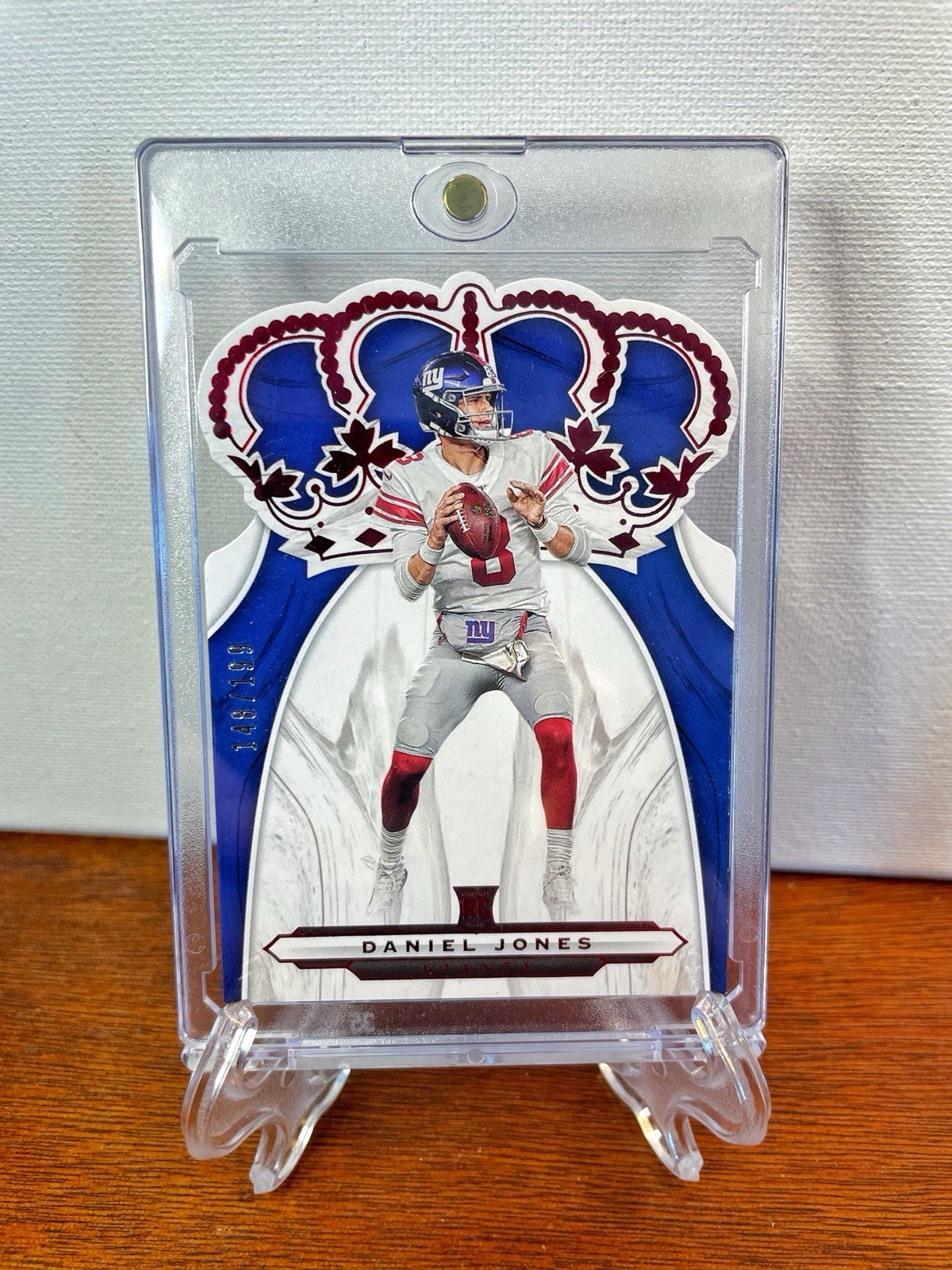 2019 Panini Chronicles DANIEL JONES Crown Royale Red /199 Rookie Giants RC #CR-3