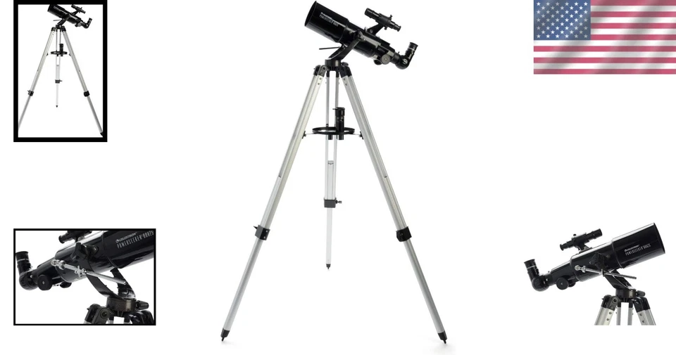 PowerSeeker 80AZS Telescope - Beginner's Refractor Kit - Image 2 of 4