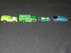 4 Original Hot Wheels Redlines BEATNIK BANDIT, POISON PINTO, CARABO, SQUAD TRUCK