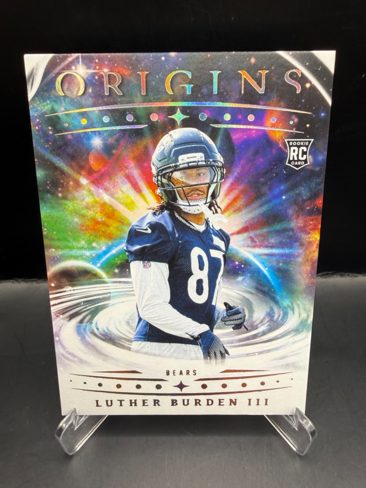 2025 Panini Origins Luther Burden III Rookie (RC) #147 Chicago Bears