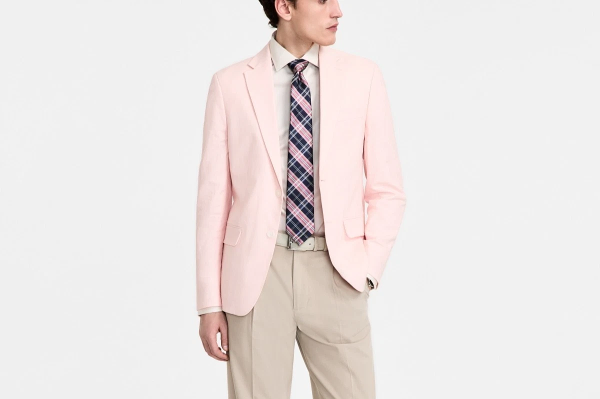 Tommy Hilfiger Men's Modern-Fit Linen Sport Coat MSRP $295
Opens in a new window or tab