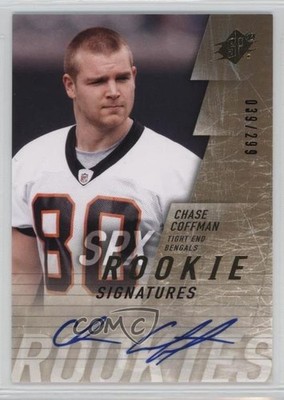 2009 SPx SPx Rookie Signatures 39/299 Chase Coffman #148 Rookie Auto RC 0c2