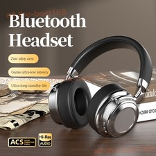 Retro Bluetooth Headphone Wireless Foldable Hi-Fi Over-ear Headset for PC/Mobile