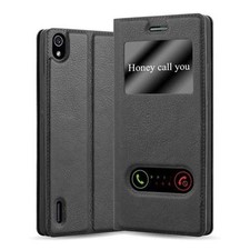 Case for Huawei ASCEND P7 Phone Cover Protection Window Book Wallet