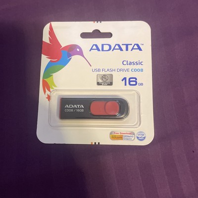 ADATA 16GB: USB UD230 CLASSIC Flash Drive, AC008-16G-RKD - Black