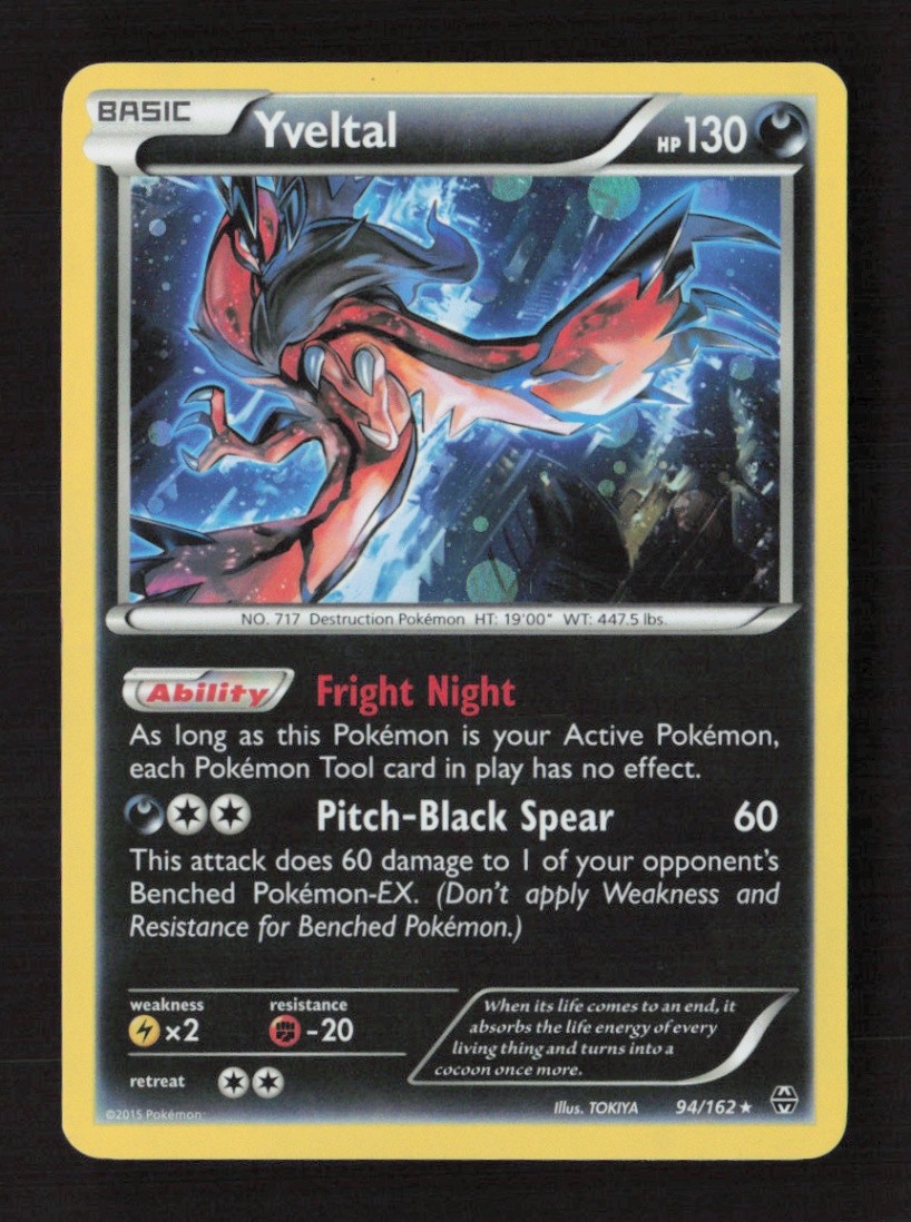Yveltal - (Cosmos Holo) Promo Blister Exclusives 094/162 LP Pokémon TCG