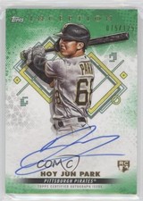 2022 Inception Base Rookie and Emerging Stars Green 75/125 Hoy Park Jun Auto 2a9