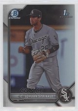 2022 Bowman Draft Chrome Refractor Jordan Sprinkle #BDC-183 5h0