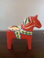 Vintage Madame Alexander Wooden Horse Handpainted 6.5"h X 6"w