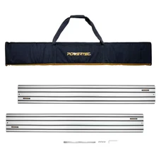 110 In. Track Saw Guide Rail Connector Set with Protective Bag for Dewalt Track