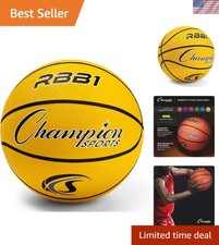 Colorful Rubber Basketball - Ideal for Training  Recreational Challenge