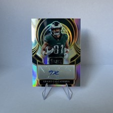 Panini 2025 Select Grant Calcaterra Prizm Autograph #SIP-GCA Eagles Football