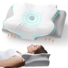 Cervical Pillow for Neck and Shoulder Support, Contour Memory Foam Pillow for...