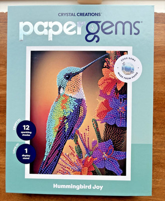 Hinkler Crystal Creations PAPER GEMS, 2000 SPARKLING GEMS MADE FROM PAPER NEW