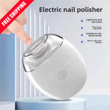 Electric Nail Grinder Automatic LED Light Trimmer Toe Cutter
