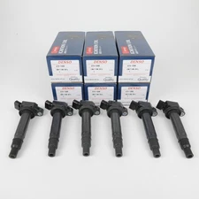 6PCS DENSO Ignition Coils 90919-02248 For 03-20 Toyota & Lexus I4 V6 673-1308