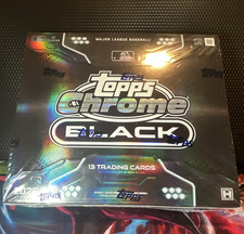 Topps Chrome Black 2024 MLB Baseball sealed box 13 trading cards