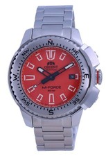 Orient M-Force Orange Dial Automatic Stainless Steel RA-AC0N02Y10B Men's Watch