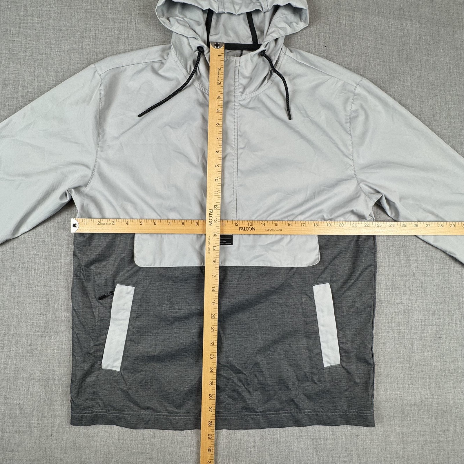 Rip Curl Jacket Mens Large Gray Anorak Pullover H… - image 10