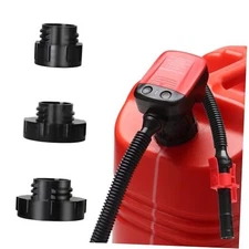 Fuel Transfer Pump Operated Gas Pump for 5 Gallon Gas Can Auto-Stop Battery