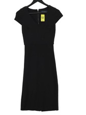 French Connection Bodycon Midi Dress UK8 in Black