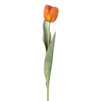 Artplants Kunstblume Tulpe Gusnav, Orange, 50Cm