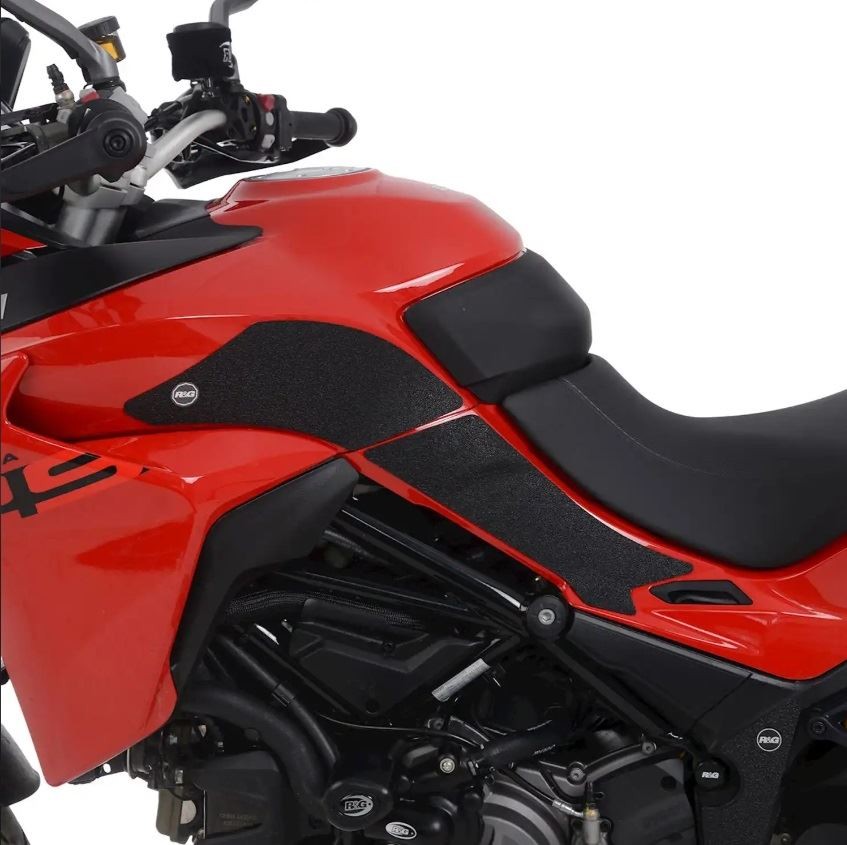 R&G Tank Traction Grips Black (4-Grip Kit) Ducati Multistrada V2 2022 - 2024