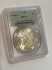 1897-S Morgan Silver Dollar PCGS MS63 OGH Blast White
