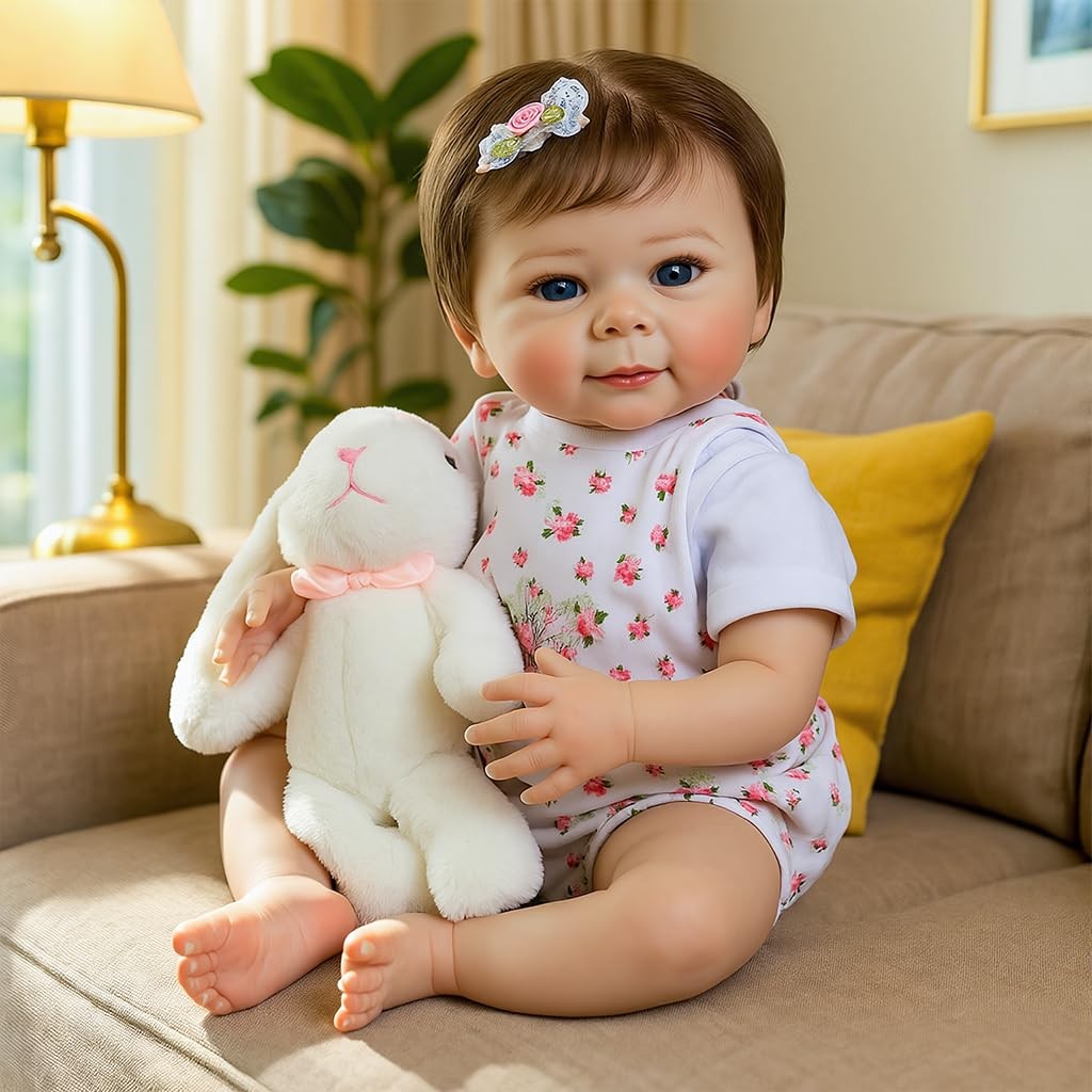 Girl-20 Inch Real Life Baby，toddler Doll Vin...