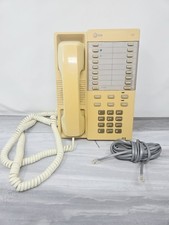 Vintage AT T Corded Speakerphone 720 Desk/Wall Beige Telephone Removable Mount