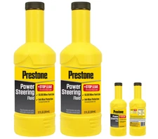 2 Bottle Power Steering Fluid Stop Leak 12 fl oz Anti-wear 50,000 Mile Lubricant