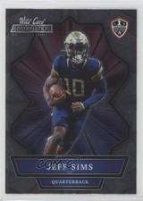 2021 Wild Card Alumination NIL Collegiate Edition Jeff Sims #ANBC-37 1p1