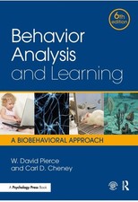 Behavior Analysis and Learning A Biobehavioral Approach 6th Ed. Hardcover 