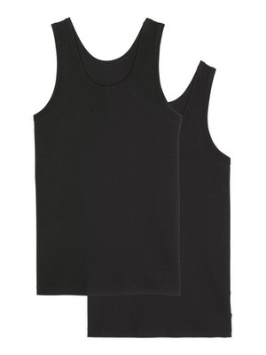 Marc O'Polo 2er Pack Herren Tanktop Iconic Rib Unterhemd Achselhemd Daywear