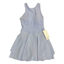 NWT 138 Lululemon Court Crush Dress Pastel Blue Sz 4 Tennis
