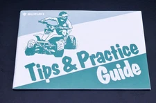 New OEM Suzuki 99014-20612-03A ATV Tips & Practice Guide 1996 NOS