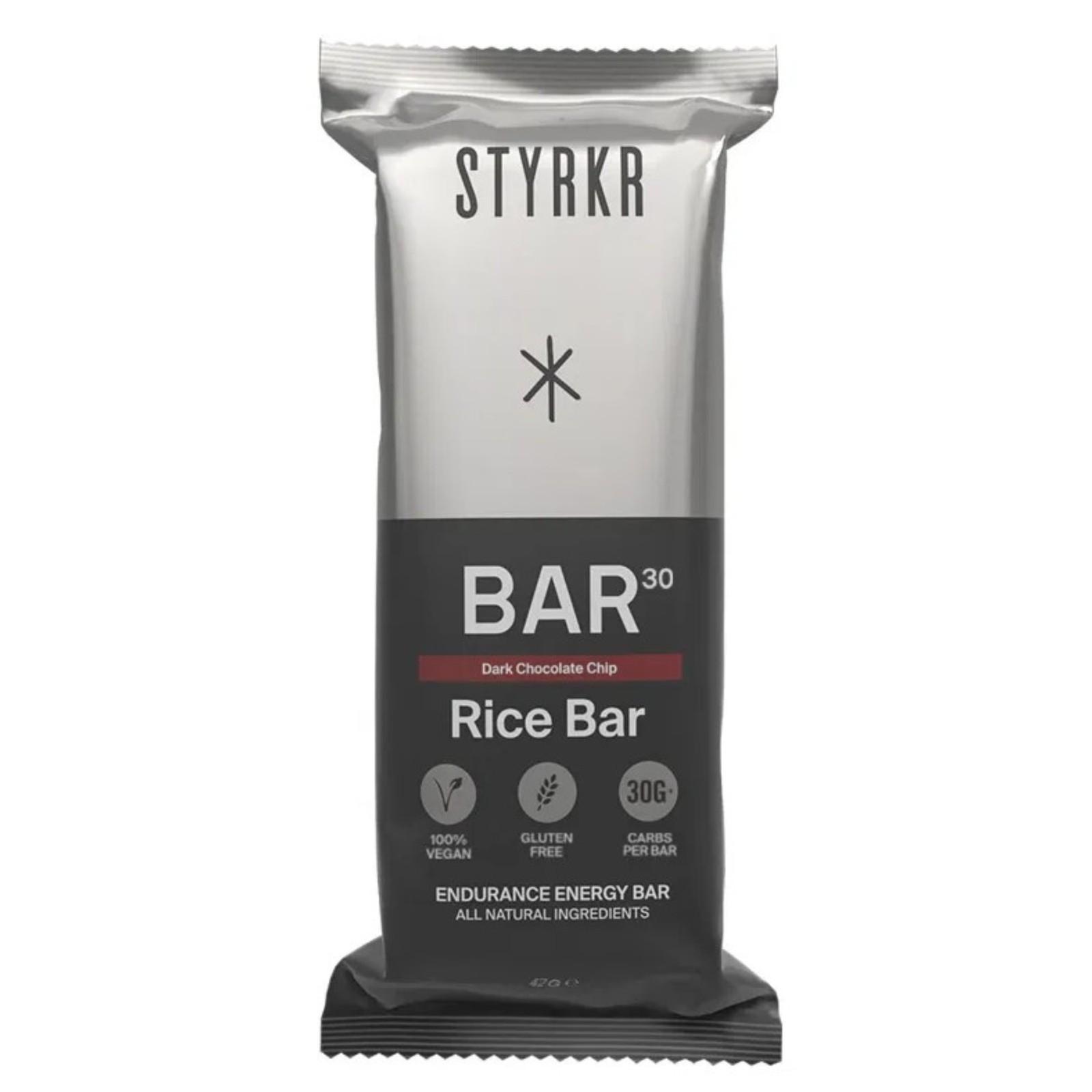 Styrkr BAR30 Endurance Energy / Rice Bar (Dark Chocolate Chip) - Box Of 12