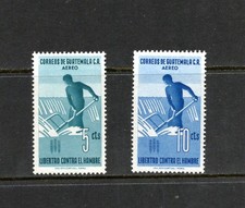 S6010 Guatemala 1963 F.A.O. Liberté De La Faim 2v. MNH