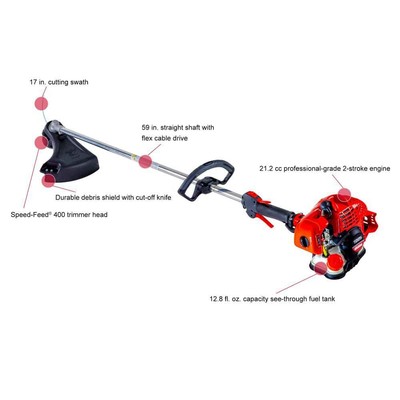 Shinwaiwa 21.2CC STRAIGHT SHAFT TRIMMER Model# T225 for sale