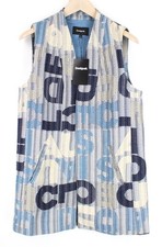 Desigual Lettres Femme M Imprimé Logo Abstrait Pull Sac Gilet