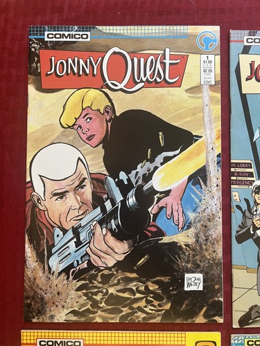 Jonny Quest Lot #1 VF+, #2 VF, #15 VF+, #26 VG Comico 1986 - Picture 2 of 12