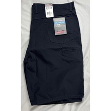 Dickies Mens 44 Black Relaxed Fit 6 Pocket Canvas Cargo Shorts 11 In Inseam NWT