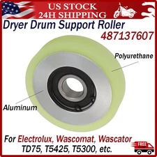 For Electrolux Wascomat #487137607 Dryer Roller Drum Support TD75, T5425, T5300