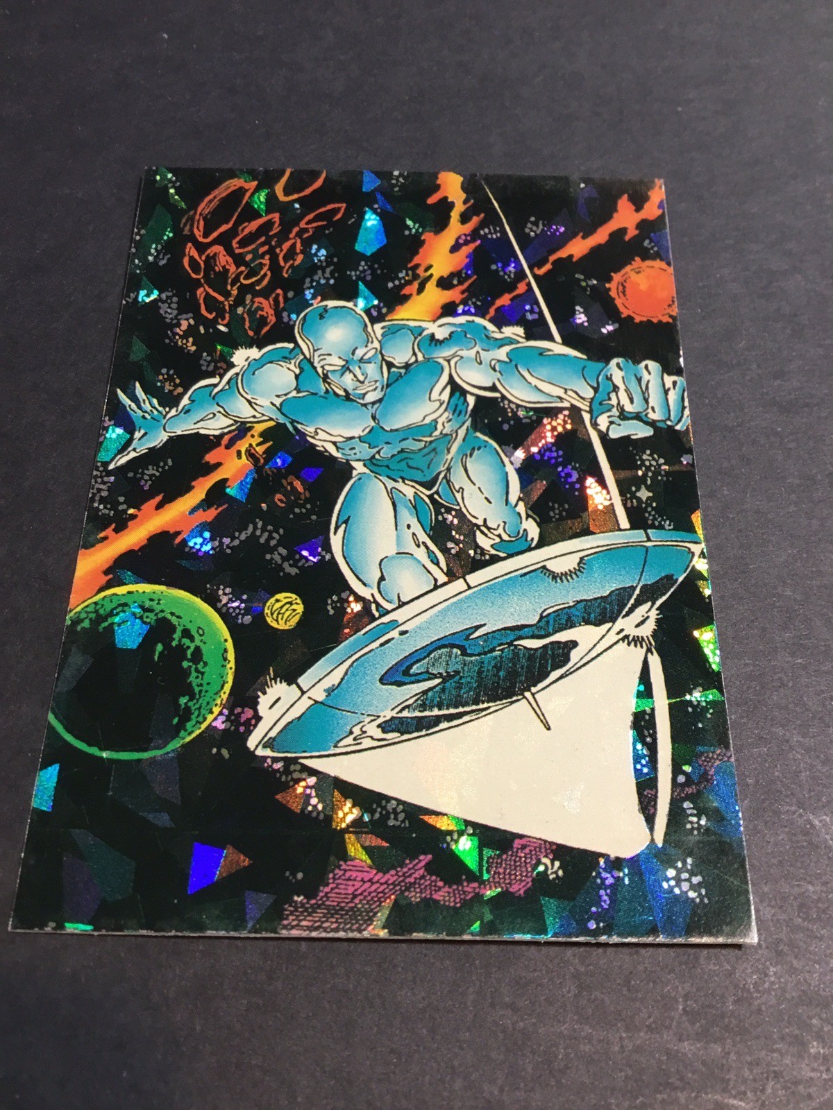 1992 Marvel Rare Silver Surfer All Prism Promo Card Nm-Mt Comic Images Ty4