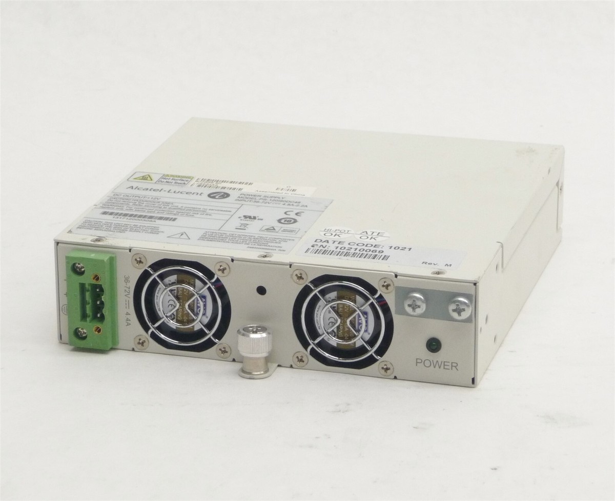 ALCATEL LUCENT OMNISWITCH OS6855 48V DC POWER SUPPLY 80W 48VDC PS