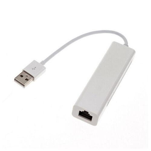 ADATTATORE 2.0 ETHERNET RETE LAN CONVERTIRE USB 10 / 100 MBPS RJ45 GIGABIT GB vp - Foto 2 di 8