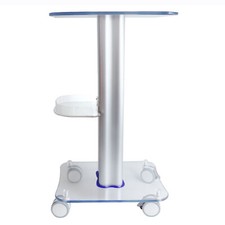 Acrylic Beauty Salon Trolley 360  Rolling Cart SPA Equipment Holder Machine US