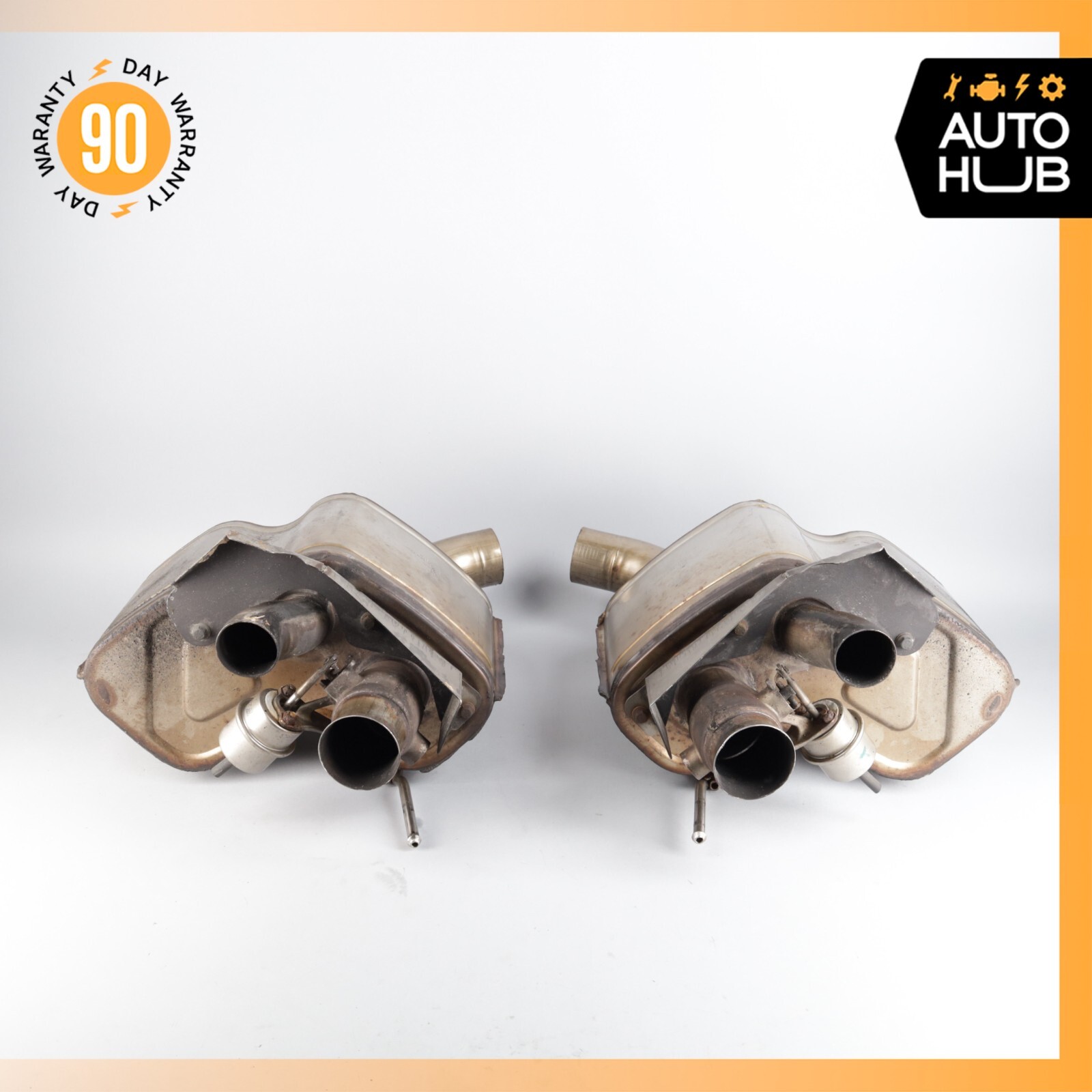 Maserati Levante M161 Exhaust Mufflers Dual Tips Left & Right Side Set OEM 64k